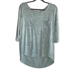 PERUVIAN‎ CONNECTION 100% PIMA COTTON WOMEN'S TOP SIZE S